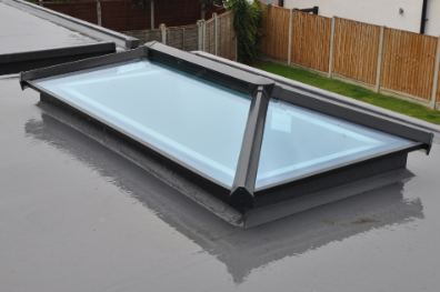 Flat roof and skylight installation in Worcestershire by Elmacre Roofing
