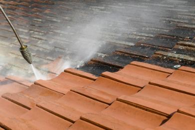 Professional roof cleaning and moss removal service in Worcestershire